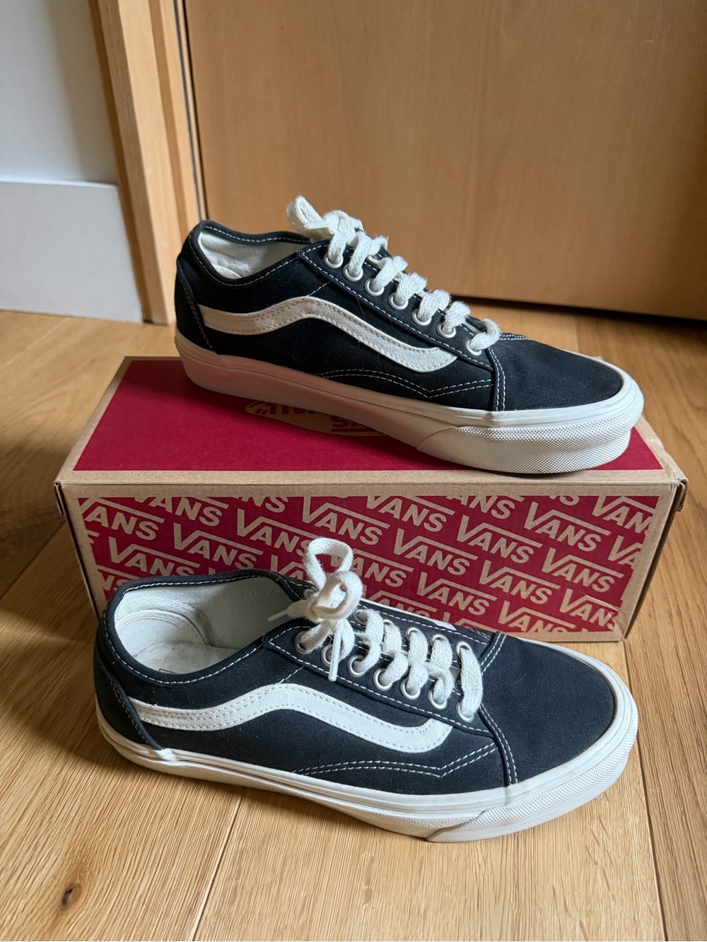 Vans Old Skool Tapered Eco Theory Black Natural Low Sneakers Women’s 8 / Men’s 6